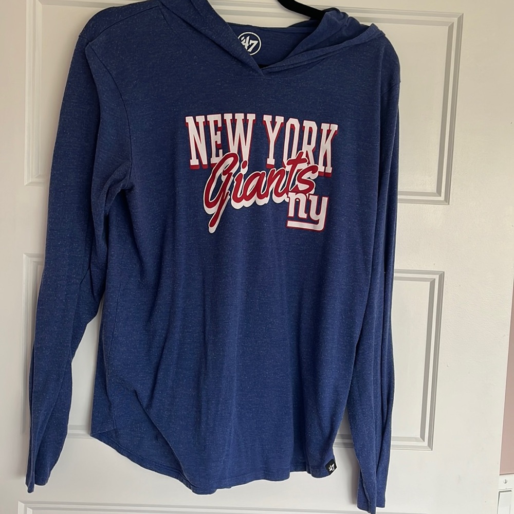 ‘47 Brand New York Giants Blue Light Hoodie